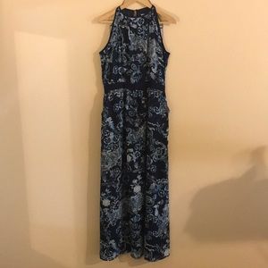 Navy Blue Maxi Dress